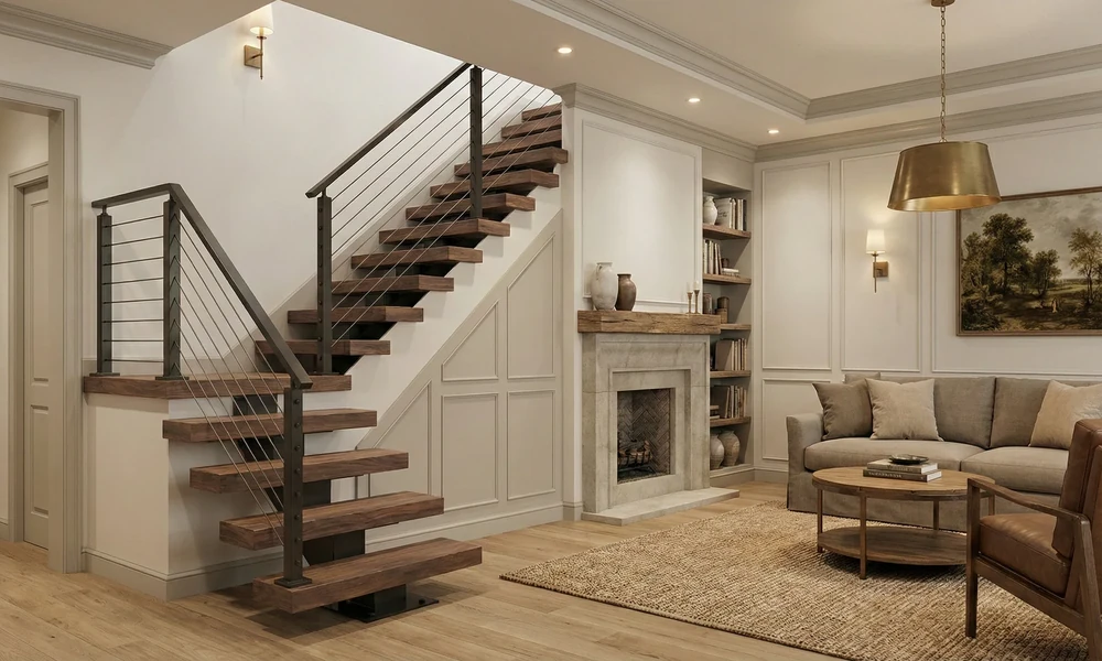 Creating a Cohesive Interior: How Custom Furniture and Architectural Staircases Transform Modern Homes